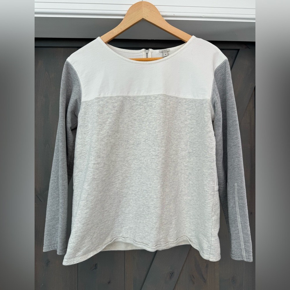J.Crew color block sweatshirt